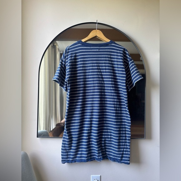 MADEWELL | tee dress in Epperspm stripe | size xl - Picture 5 of 5